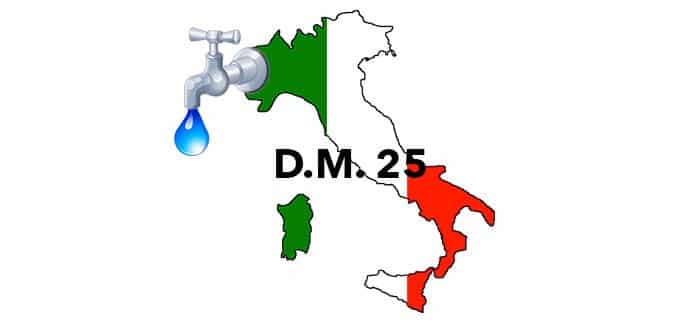 Trattamento domestico dell’acqua: il Decreto Ministeriale 25/2012 e le responsabilità dell’utilizzatore