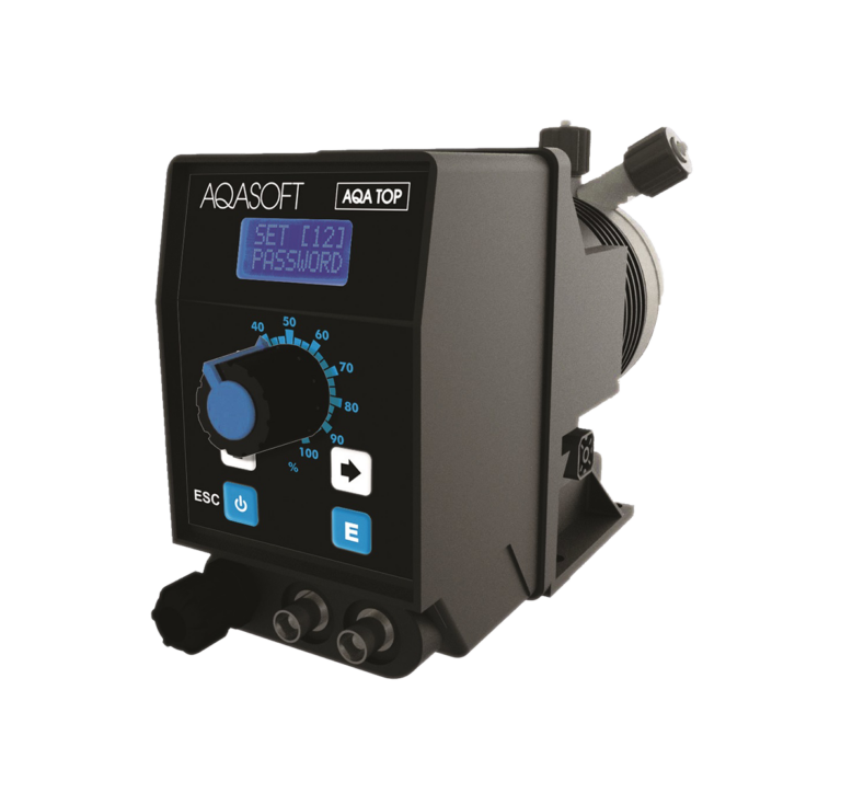 AQA TOP – Pompa dosatrice elettronica multifunzione per il dosaggio di prodotti chimici