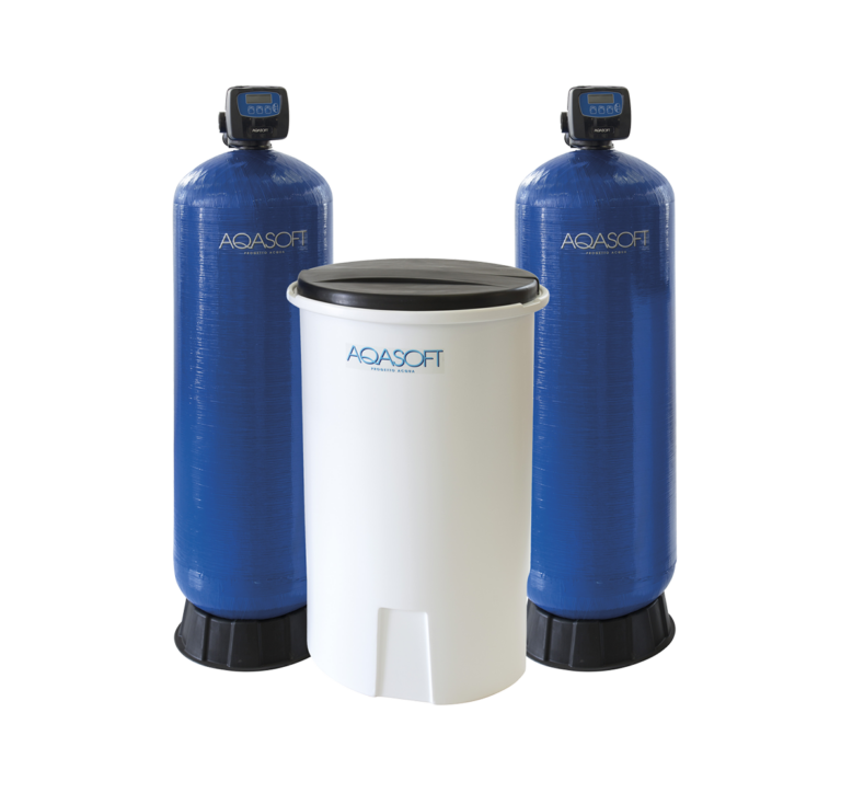 AQ KLY 250-650 DUPLEX – Addolcitori professionali ad alte prestazioni a rigenerazione volumetrica alternata per alte portate