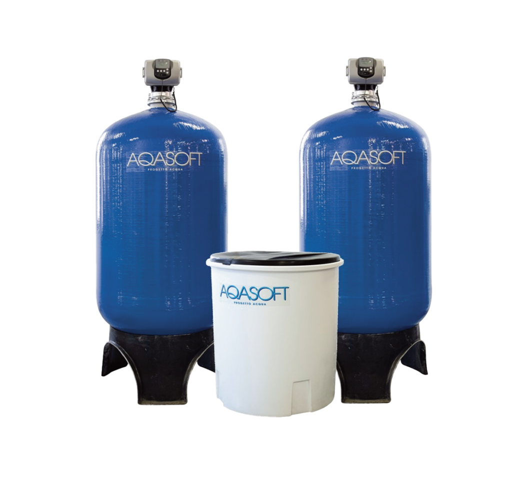 AQ KLY 800-1400 DUPLEX – Addolcitori professionali ad alte prestazioni a rigenerazione volumetrica alternata industriali